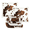 Elsa Brown Cow, variant on Indigo Hill Marfa 3 Piece Sherpa Western Throw Blanket Set, Cowboy Horseshoe Arrow Print Western Style