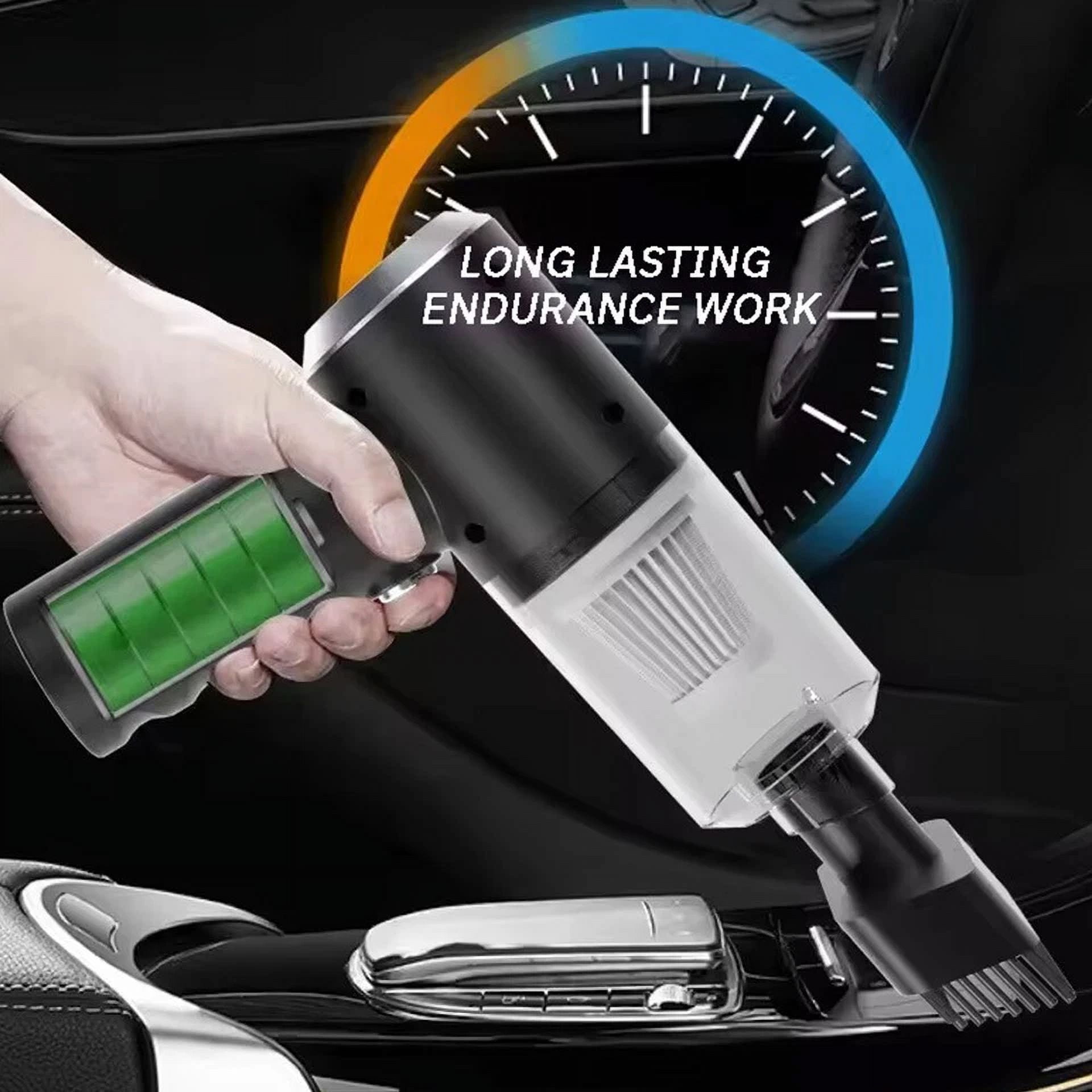 BUTTERFLY- 9000Pa Upgrade Car Vacuum Cleaner Small Mini Wireless Handheld Rechargeable Mini