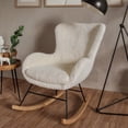 thumbnail image 3 of Silla Reclinable Top Living Mecedora Tipo Sherpa Beige, 3 of 7