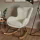 thumbnail image 3 of Silla Reclinable Top Living Mecedora Tipo Sherpa Beige, 3 of 7