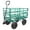 Light Green, variant on Steel Garden Cart with Easy-Grip Handle,Outdoor Lawn Wagon with Removable Sides for Beach Lawn Yard,Heavy-Duty 500 Pound Capacity,Dark Green