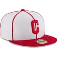 thumbnail image 3 of Men's New Era White/Red Pittsburgh Crawfords Cooperstown Collection Turn Back The Clock 59FIFTY Fitted Hat, 3 of 6