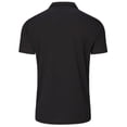 thumbnail image 4 of HCNTES Men's Polo Shirts Long and Short Sleeve Cotton Blend Heather Moisture Wicking Casual Collared Shirts,XL Black, 4 of 5