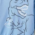 thumbnail image 2 of Jamsmile Toddler Boys Outfit Set dinosaur Print Long Sleeve Pullover Hoodie Denim Pants 2 Piece Boys Suits, 2 of 9