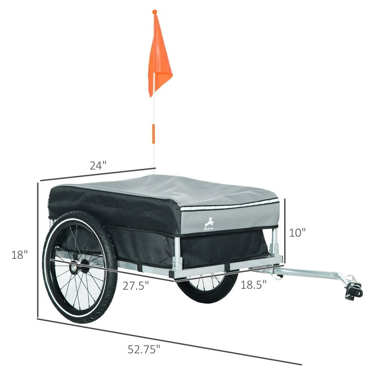 Bike Cargo Trailer Aosom Bicycle Trailer, Zambia Ebike Trailer