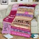 thumbnail image 5 of LHSHID for Wife Birthday for Her Wife Gifts from Husband Romantic Weeding Gift for Women to My Wife Flannel Throw Blankets for Valentines Mothers Day, 5 of 8