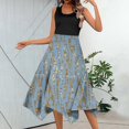 thumbnail image 1 of WILLBEST Vestido De Verano Para Mujer, Informal, Fluido, Floral, Elegante, Chaleco Largo, 1 of 3