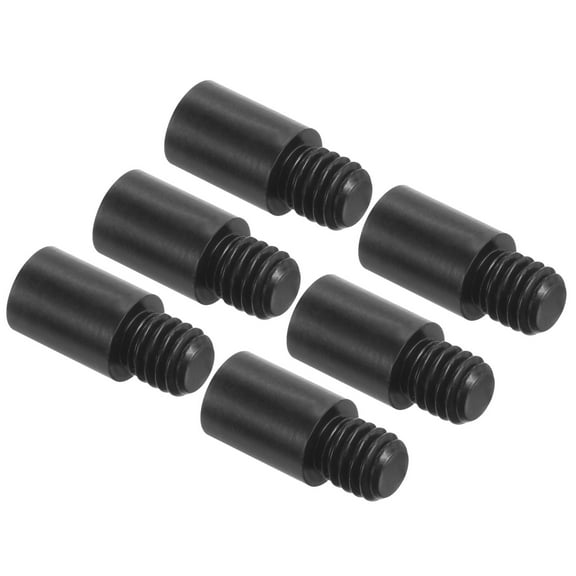 Uxcell 1.5g Copper Dart Weight Add Accentuator 6 Pcs 8.5mm 2BA Thread Darts Weight Adjuster Dart Accessories Black