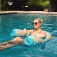 thumbnail image 4 of Big Joe Noodle Sling XL Pool Float, Banana Pop, Doubled-Sided Mesh, Quick Draining Fabric, No Inflation Needed, 4 of 8
