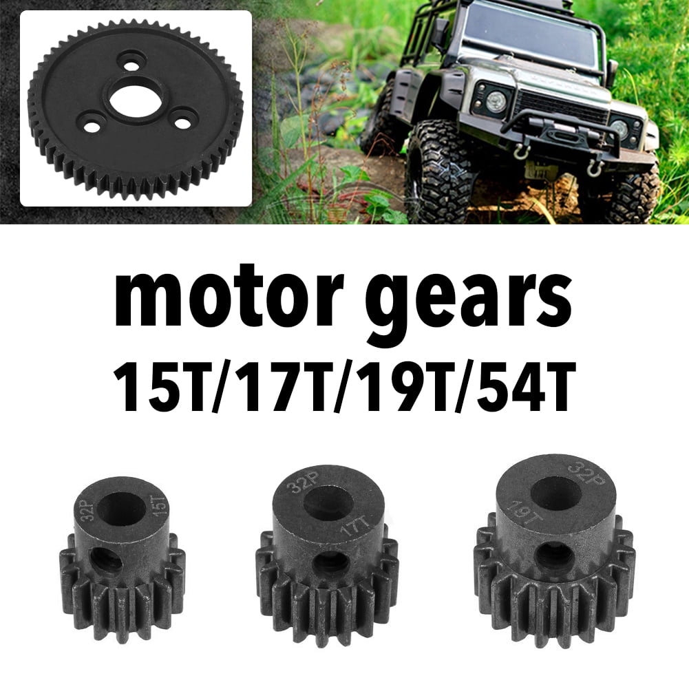 Metal Spur 32P Steel Motor Gears for 1//10 Traxxas Slash AXAIL90025 90026 90050