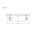 thumbnail image 4 of Richelieu BP7061195 3-3/4" Center To Center Bar Cabinet Pull - Nickel, 4 of 4