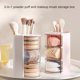 thumbnail image 4 of Elegant Makeup Brush and Puff Storage Box Multipurpose Cosmetics Organizers Home Accessory for Trendy Women Ladies White, 4 of 4