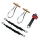 thumbnail image 4 of Tire hacia arriba de las manijas Empuñaduras de levantamiento de pesas Empuñaduras de mano Bandas de resistencia para hacer ejercicio en el hogar 4 Cordones Elásticos Zulema Manijas de fitness, 4 of 8