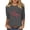 Gray-Shirts, variant on Tops for Women 3/4 Sleeve Casual Crew Neck Shirts Trendy Graphic Petite Blouses Workout Vacation T-shirts Top S-2XL