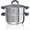 STEAMER POT - 3QT, variant on Steamer Pot for Cooking – Stainless Steel, 3 QT, with Glass Lid & Steamer Basket – 2 Tier Tri-ply Vegetable Steamer, Stay-Cool Silicone Handles, Induction Compatible