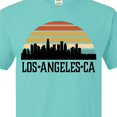 thumbnail image 4 of Inktastic Los Angeles California Skyline Retro T-Shirt, 4 of 5