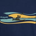 thumbnail image 3 of CafePress - Kayak Sunrise Dark T Shirt - Men's Classic Graphic Cotton T-Shirt, 3 of 4