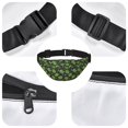 thumbnail image 6 of Easygdp Frogs And Santa Hat Fanny Pack for Men Women,Fashion Waist Packs,Travel Hiking Chest Bag Daypack, 6 of 7