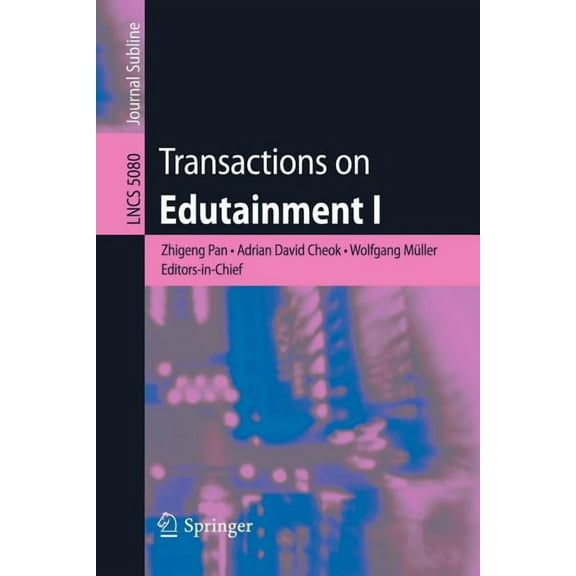 Transactions on Edutainment I, (Paperback)