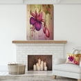 thumbnail image 4 of Design Art - Fleurs Fuchsia avec Feuilles Vertes, 4 of 5