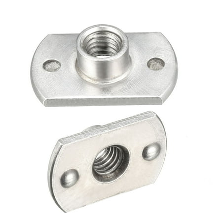 

Unique Bargains M6 Carbon Steel Slab Base T-Shaped 2 Projection Weld Nuts 25 Pcs