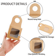 thumbnail image 4 of 50Pcs Kraft Paper Wine Bottle Box with Window Foldable Wine Candy Boxes for Christmas Wedding Wine Accessory Sets, 4 of 10
