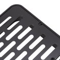 thumbnail image 4 of Estante de almacenamiento para ducha, cesta rectangular de aluminio sin perforaciones de 3 capas para el baño del hogar, color negro y dorado, 4 of 12