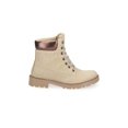 thumbnail image 2 of Botín Color Arena Gamuza Con Cordones Tacón 3.5Cm Mundo Terra 030558, 2 of 3