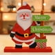 thumbnail image 2 of Adorno de muñeco de nieve de madera, 1 pieza, mesa de madera de Navidad, adorno de madera de Navidad, adorno de mesa, rendimiento confiable, 2 of 2