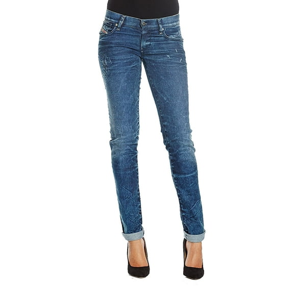Diesel Womens Getlegg 0818H Skinny Jean Denim 24W x 30L