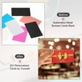 thumbnail image 4 of 0.21mm Metal Business Cards Blank Laser Engraving Aluminum Name Card, 10 Colors 300 Pack, 4 of 6