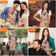 thumbnail image 4 of Dogs with Flowers Apron-Garden Aprons for Women with Pockets-Cotton Linen Waterproof Kitchen Cooking Gardening Aprons Adjustable for Kitchen,Cooking,BBQ and Salon 33x27 Inch, 4 of 7