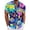 Multicolour, variant on Hawaiian Shirt for Men Short Sleeve Retro Button Lapel Top 80s Music Printed Casual Soft Summer Holiday Seaside Mens Beach Shirts Multicolour S