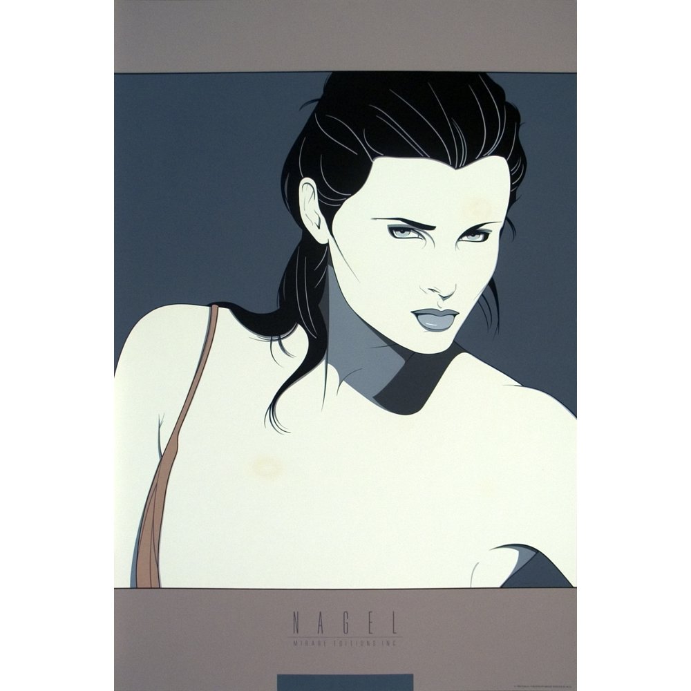 PATRICK NAGEL Commemorative 14 36" x 24" Serigraph 1986