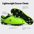 thumbnail image 5 of DREAM PAIRS Men Sports Athletic Light Outdoor Football Soccer Cleats Shoes 160859-M NEON/GREEN/BLACK Size 10.5, 5 of 6