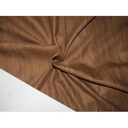 100% Silk Tussar x Gicha available in two colors brown and golden beige 54" Wide