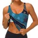 thumbnail image 3 of Balery Bohemian Turtle Sujetadores deportivos con espalda cruzada para mujer, acolchados, sin costuras, de alto impacto, ideales para yoga, gimnasio, entrenamiento y fitness.-Medium, 3 of 8