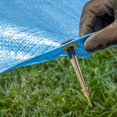 thumbnail image 5 of Pack de 100 estacas de suelo para fijación de tela antihierbas, o red antitopos negra, 5 of 5