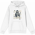 thumbnail image 4 of Beetlejuice Beetlejuice Astrid Betelgeuse White Adult Long Sleeve Hoodie-XS, 4 of 6