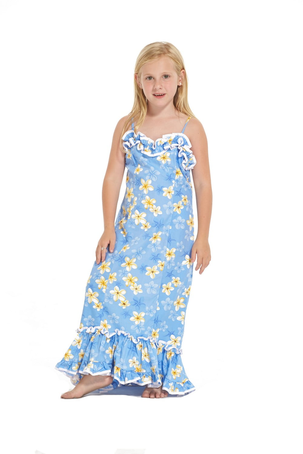Hawaii Hangover  Hawaii Luau Long MuuMuu Swirl Mermaid Dress with