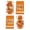 D, variant on Sm:)e Pumpkins Hello Autumn Fall Kitchen Dish Towels 4 Set 18 x 26 Inch
