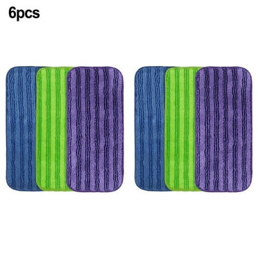 Sunday 6Pcs Reusable Mop Pads Compatible with Swiffer PowerMop, Power Mop Refill Pads Microfiber Mop Pads Replacement, 15x4.7Inch Washable Floor Mop Pads Refills Mop Heads for Floor Cleaning