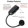 thumbnail image 2 of 2.4G Head Mounted Wireless Microphone Plug Play Teacher Conference Speech Loudspeaker Mic System with Receiver, 2 of 7