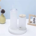 thumbnail image 2 of Mason Jar with Lid and Straw, 3 Different Sizes Milkshake Milk Tea Glass Bottle Reusable Smoothie Cup for Coffee Cocktail Tea Cold Drink ice Cream cola Cup(25OZ), 2 of 2