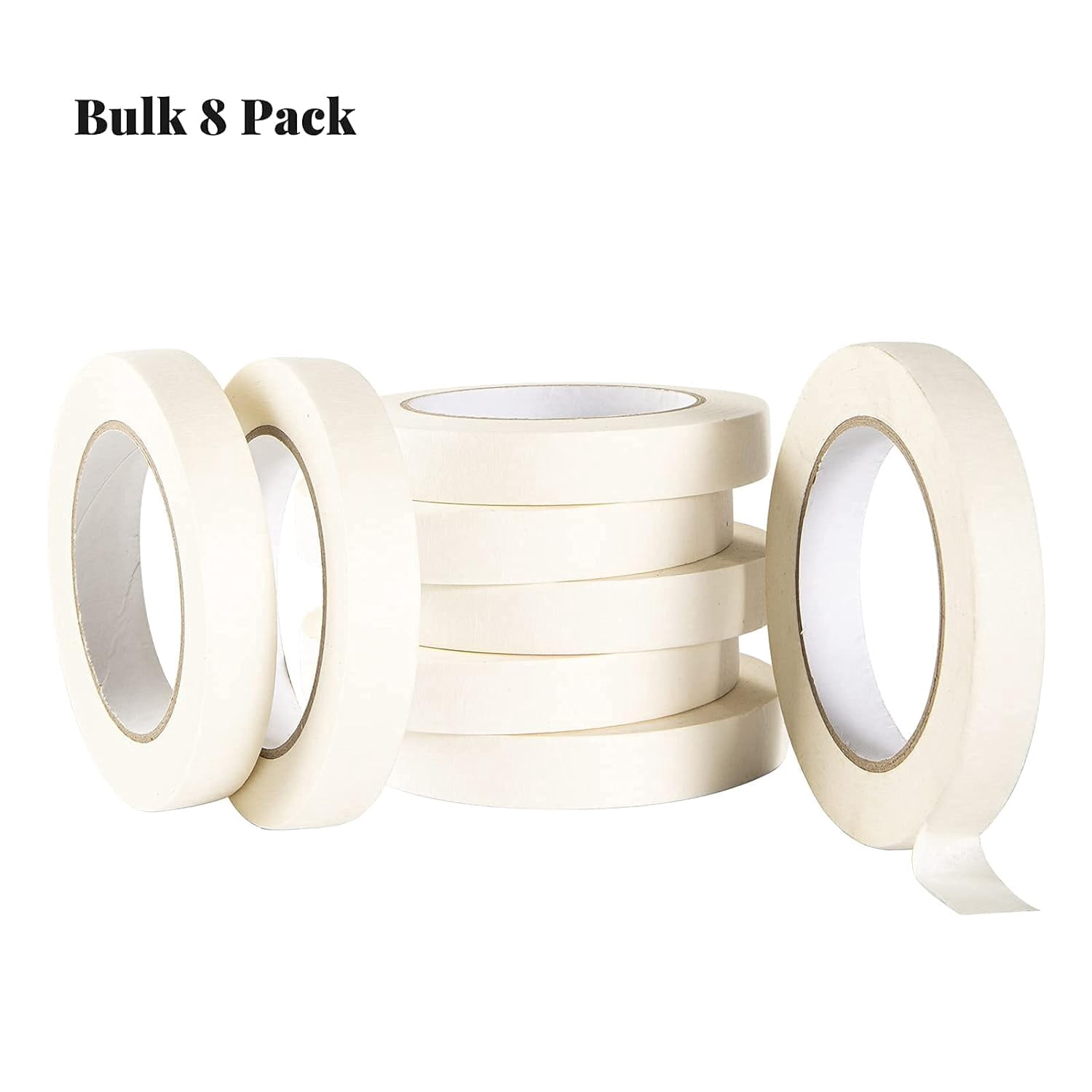 Masking Tape,0.7 Inch x 55 Yards x 8 Rolls,General Purpose Painters Tape,Drafting Art Tape for Painting/ Home Office /School Stationery /Artist /Craft