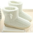 thumbnail image 5 of Women's Indoor Outdoor Slippers - Booties with Plush Fleece Lining and Anti-Slip Sole, 5 of 7