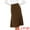 Brown, variant on DARING DIVA Women's High Waisted Business Casual Fishtail Midi Skirt XS Black