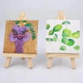 thumbnail image 3 of ruzhgo 10Pieces Wood Desk Tabletop Easel Rack Shelf Adjustable Foldable Wood Drawing Card Paper Picture Stand Holder 8x15CM, 3 of 9