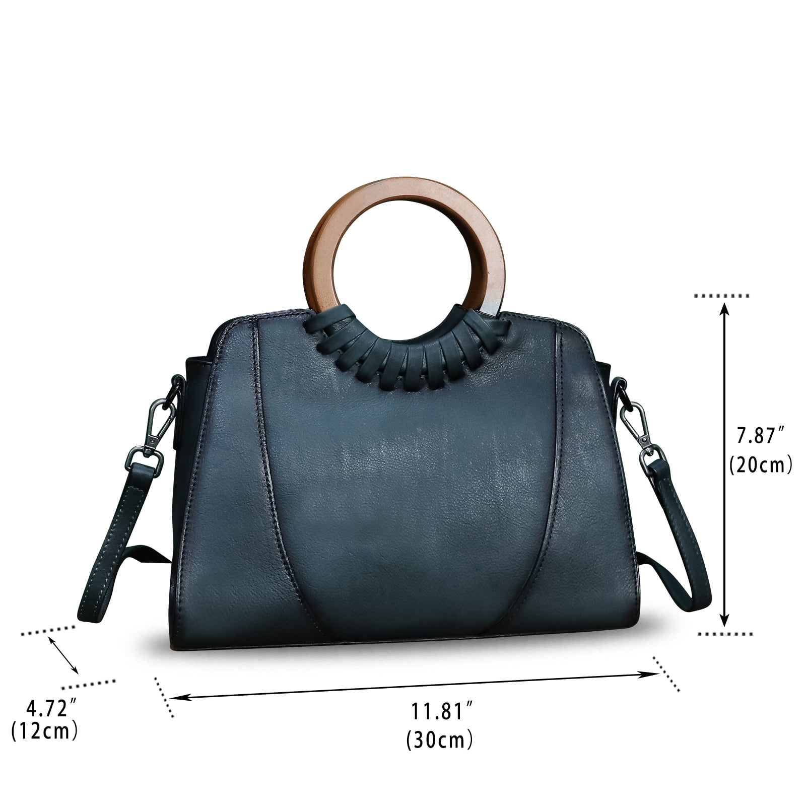 Genuine Leather Women Purses and Handbags Handmade Shoulder Bag Crossbody Bag