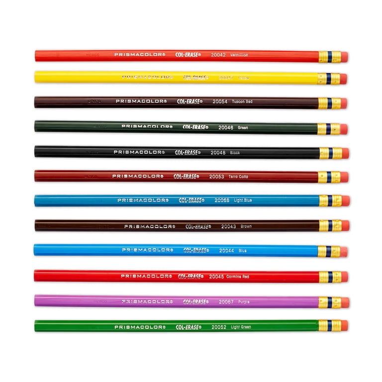 Prismacolor Col-Erase Erasable Colored Pencils, Carmine Red, 12 photo 4